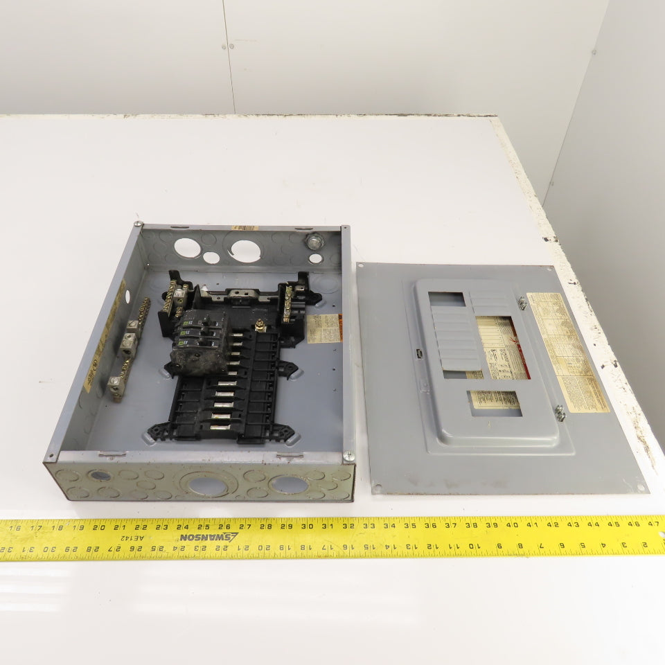 Square D BX18B/K Type QO 125A 20 Circuit Load Center Box 1PH 3 Breakers 240V Max
