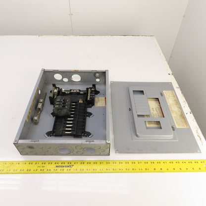 Square D BX18B/K Type QO 125A 20 Circuit Load Center Box 1PH 3 Breakers 240V Max