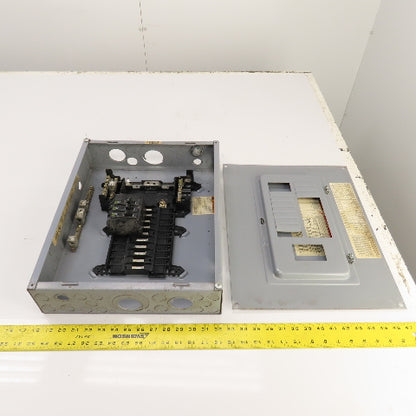 Square D BX18B/K Type QO 125A 20 Circuit Load Center Box 1PH 3 Breakers 240V Max
