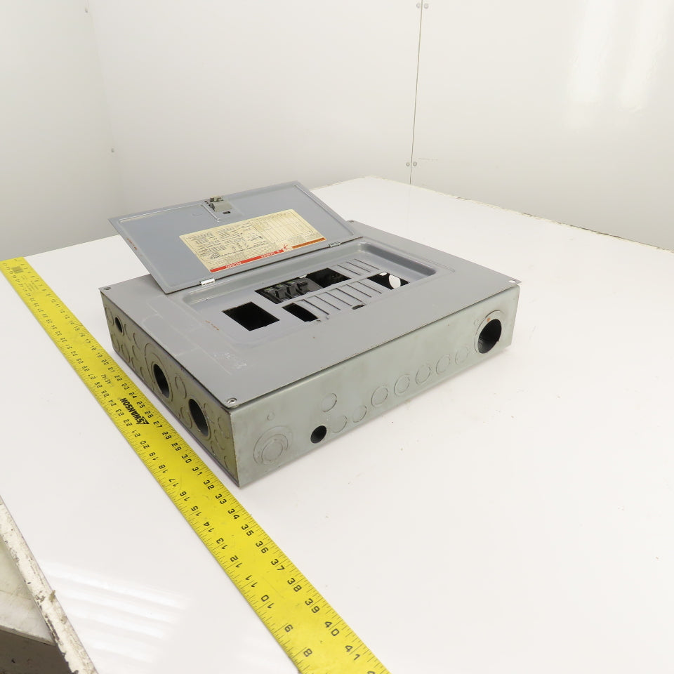 Square D BX18B/K Type QO 125A 20 Circuit Load Center Box 1PH 3 Breakers 240V Max
