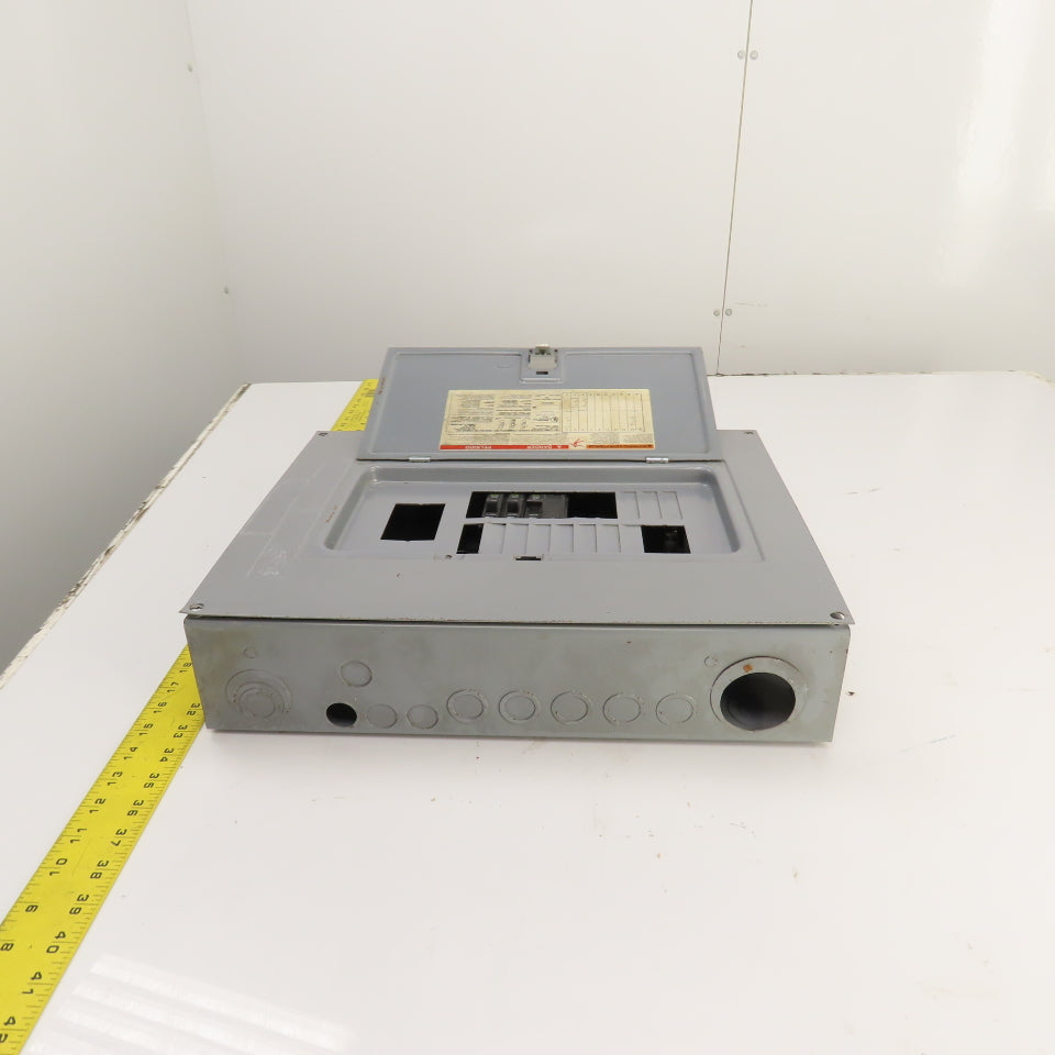 Square D BX18B/K Type QO 125A 20 Circuit Load Center Box 1PH 3 Breakers 240V Max