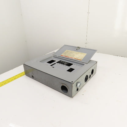 Square D BX18B/K Type QO 125A 20 Circuit Load Center Box 1PH 3 Breakers 240V Max