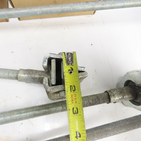 24" - 36" Adjustable Demag Suspension Rail Hanger Bar Assorted Lot