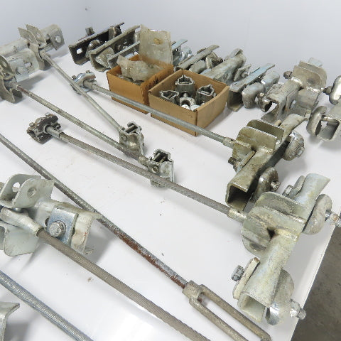 24" - 36" Adjustable Demag Suspension Rail Hanger Bar Assorted Lot