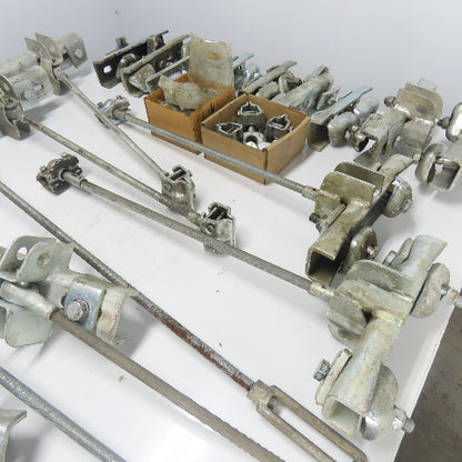 24" - 36" Adjustable Demag Suspension Rail Hanger Bar Assorted Lot