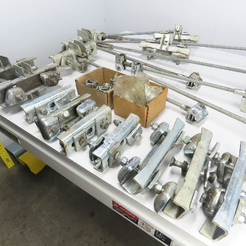 24" - 36" Adjustable Demag Suspension Rail Hanger Bar Assorted Lot