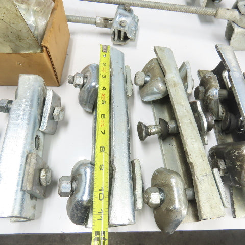 24" - 36" Adjustable Demag Suspension Rail Hanger Bar Assorted Lot