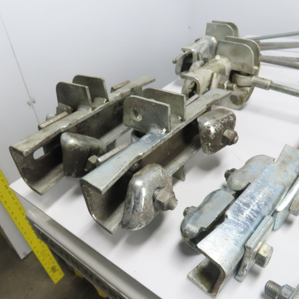 24" - 36" Adjustable Demag Suspension Rail Hanger Bar Assorted Lot