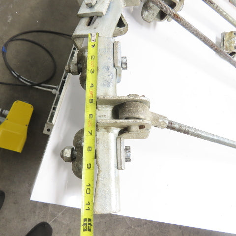 24" - 36" Adjustable Demag Suspension Rail Hanger Bar Assorted Lot