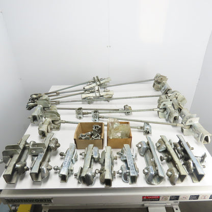 24" - 36" Adjustable Demag Suspension Rail Hanger Bar Assorted Lot