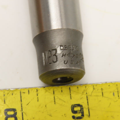 Cleveland Twist Drill No 3 60° Lathe Dead Center Taper Shank NOS