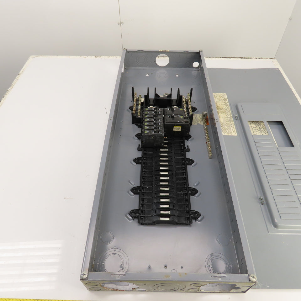Square D BX38A Type QO 225A 42 Circuit Load Center Box 1PH 9 Breakers 240V Max