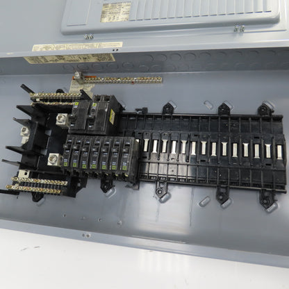 Square D BX38A Type QO 225A 42 Circuit Load Center Box 1PH 9 Breakers 240V Max