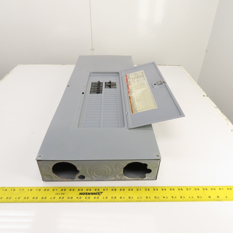 Square D BX38A Type QO 225A 42 Circuit Load Center Box 1PH 9 Breakers 240V Max
