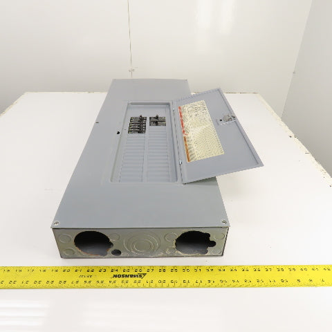 Square D BX38A Type QO 225A 42 Circuit Load Center Box 1PH 9 Breakers 240V Max