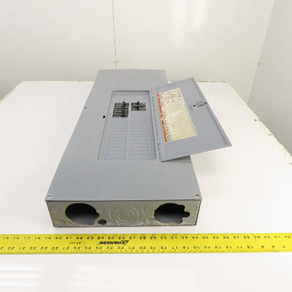 Square D BX38A Type QO 225A 42 Circuit Load Center Box 1PH 9 Breakers 240V Max
