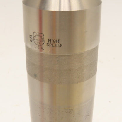 Cleveland Twist Drill No. 5 890 60-¦ Lathe Dead Center Taper Shank Blunt End