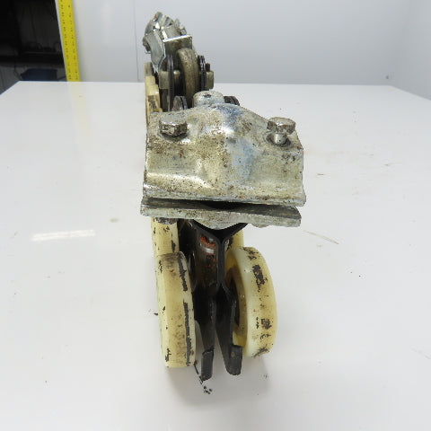 Demag Manual Push/Pull Monorail Hoist Trolley 3" Wheel Width Lot Of 5