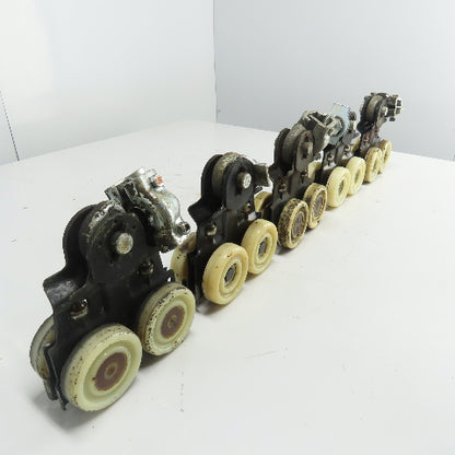 Demag Manual Push/Pull Monorail Hoist Trolley 3" Wheel Width Lot Of 5