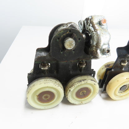 Demag Manual Push/Pull Monorail Hoist Trolley 3" Wheel Width Lot Of 5