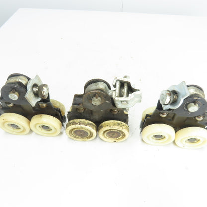 Demag Manual Push/Pull Monorail Hoist Trolley 3" Wheel Width Lot Of 5