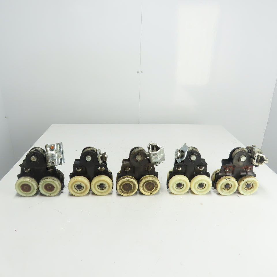 Demag Manual Push/Pull Monorail Hoist Trolley 3" Wheel Width Lot Of 5