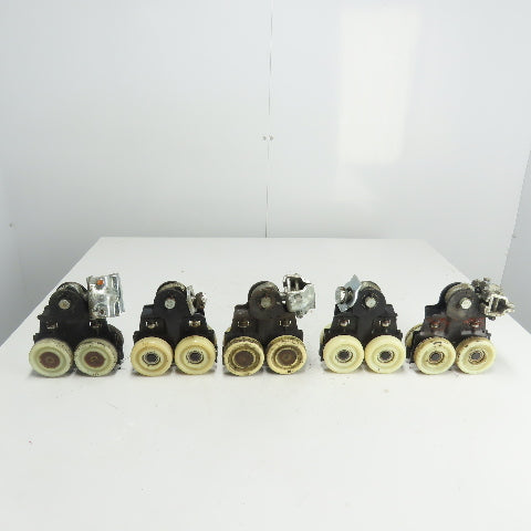 Demag Manual Push/Pull Monorail Hoist Trolley 3" Wheel Width Lot Of 5
