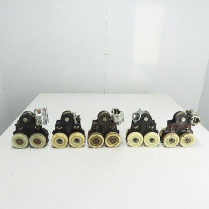 Demag Manual Push/Pull Monorail Hoist Trolley 3" Wheel Width Lot Of 5