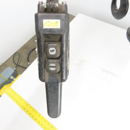 CM Lodestar Model RR 2 Ton 4000LB Electric Chain Hoist 15' Lift 16FPM 208-480V