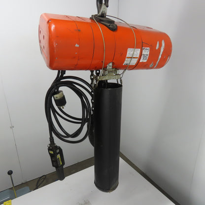CM Lodestar Model RR 2 Ton 4000LB Electric Chain Hoist 15' Lift 16FPM 208-480V