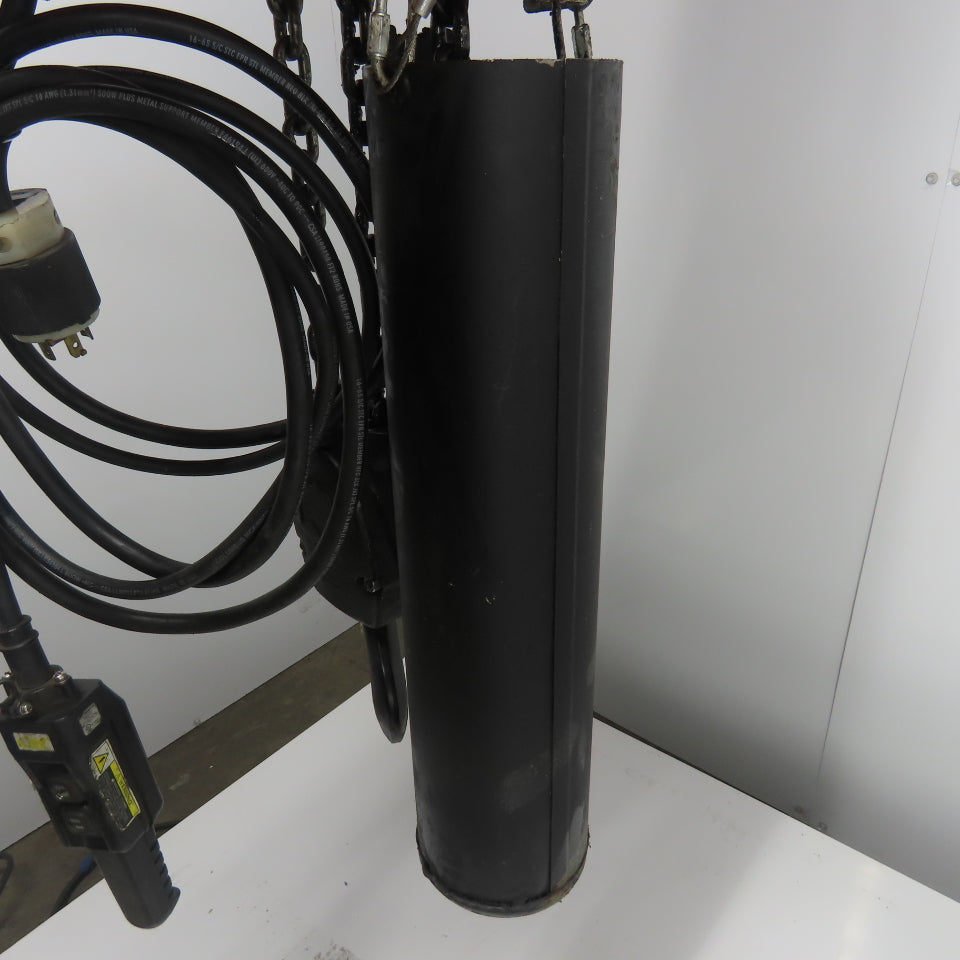 CM Lodestar Model RR 2 Ton 4000LB Electric Chain Hoist 15' Lift 16FPM 208-480V