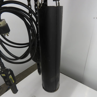 CM Lodestar Model RR 2 Ton 4000LB Electric Chain Hoist 15' Lift 16FPM 208-480V