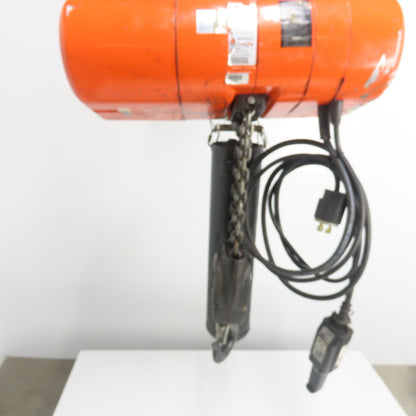 CM Lodestar Model RR 2 Ton 4000LB Electric Chain Hoist 15' Lift 16FPM 208-480V