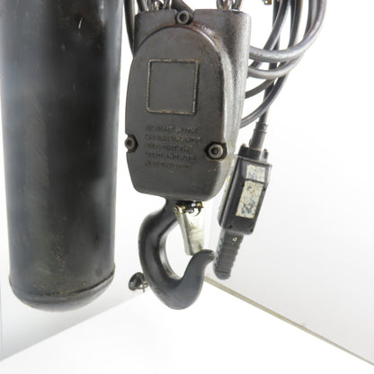 CM Lodestar Model RR 2 Ton 4000LB Electric Chain Hoist 15' Lift 16FPM 208-480V