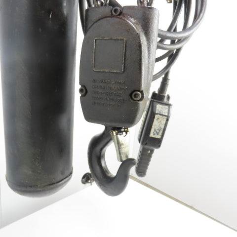 CM Lodestar Model RR 2 Ton 4000LB Electric Chain Hoist 15' Lift 16FPM 208-480V