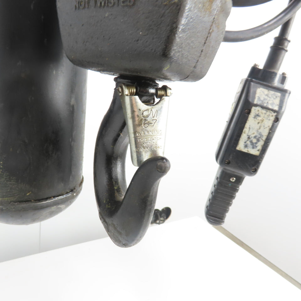 CM Lodestar Model RR 2 Ton 4000LB Electric Chain Hoist 15' Lift 16FPM 208-480V