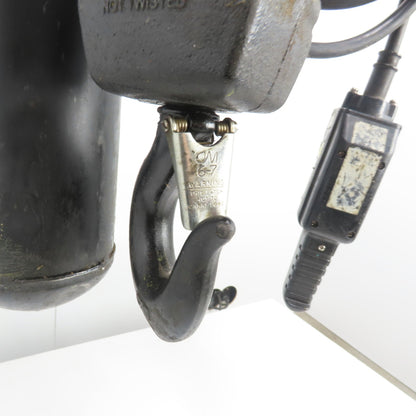 CM Lodestar Model RR 2 Ton 4000LB Electric Chain Hoist 15' Lift 16FPM 208-480V