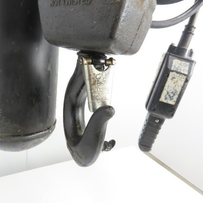 CM Lodestar Model RR 2 Ton 4000LB Electric Chain Hoist 15' Lift 16FPM 208-480V