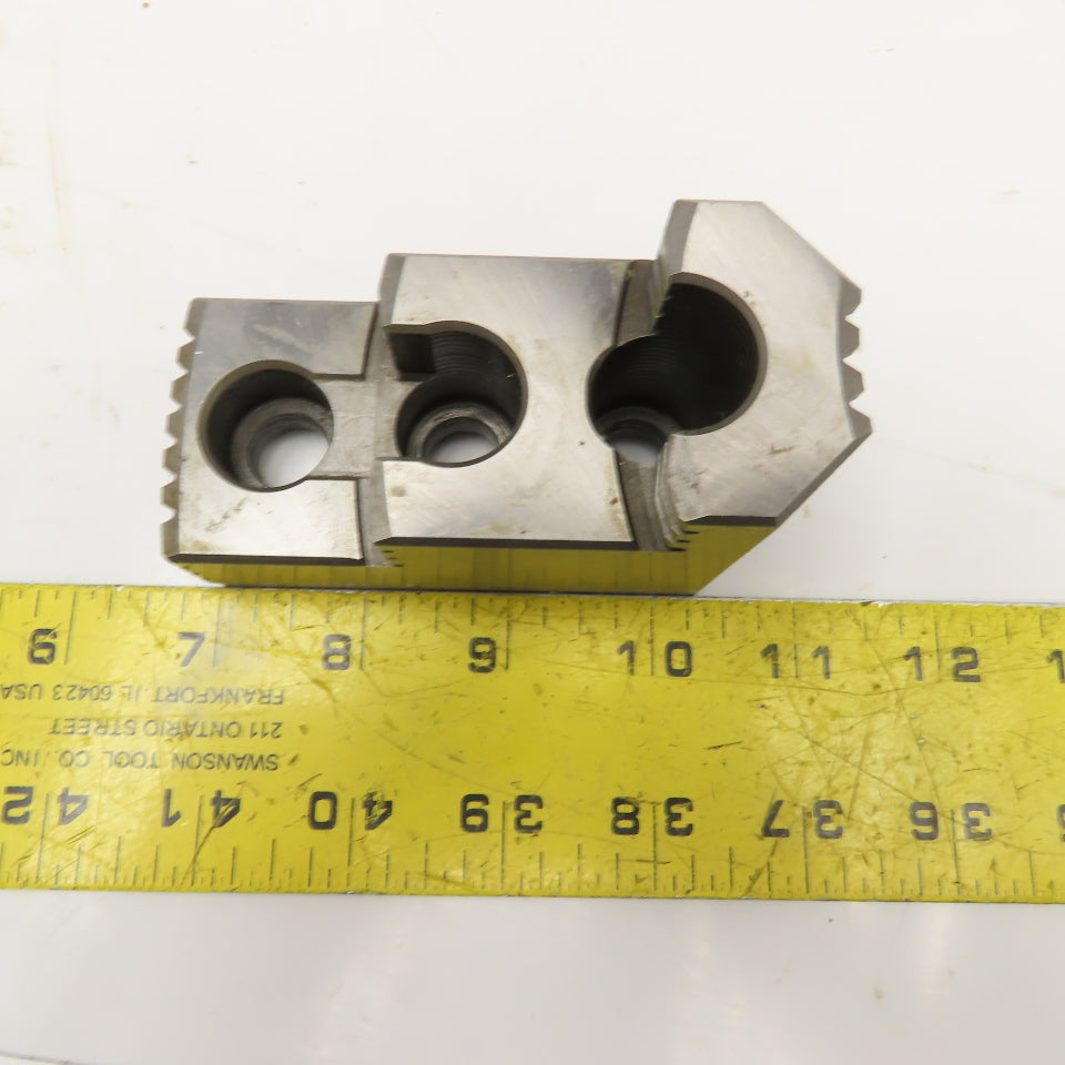 Autoblok 12082621 100 x 45 x 56mm Tall Serrated Hard Top Chuck Jaw 1,5 x 60° Set