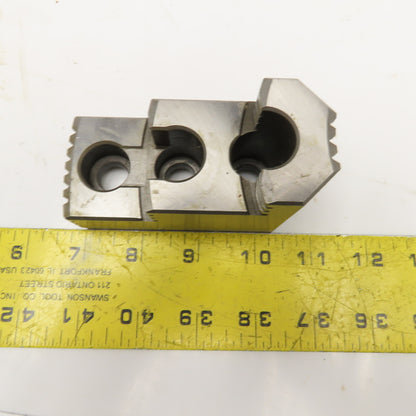 Autoblok 12082621 100 x 45 x 56mm Tall Serrated Hard Top Chuck Jaw 1,5 x 60° Set