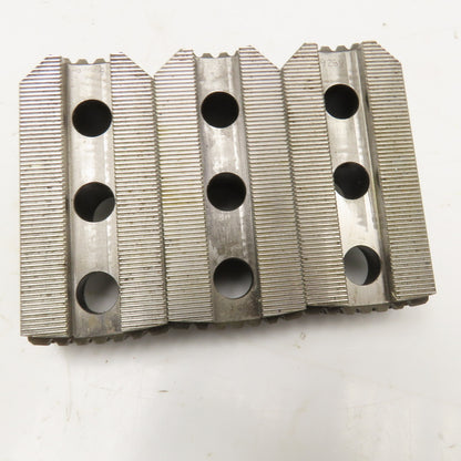 Autoblok 12082621 100 x 45 x 56mm Tall Serrated Hard Top Chuck Jaw 1,5 x 60° Set