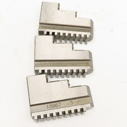 85 x 22 x61mm Tall Hard Top Scroll Chuck Jaw Set Of 3