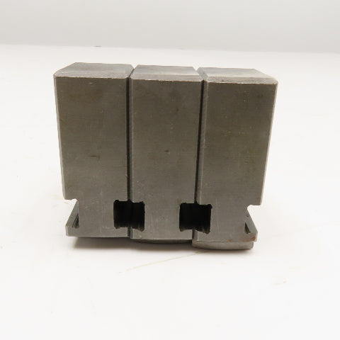 85 x 22 x61mm Tall Hard Top Scroll Chuck Jaw Set Of 3