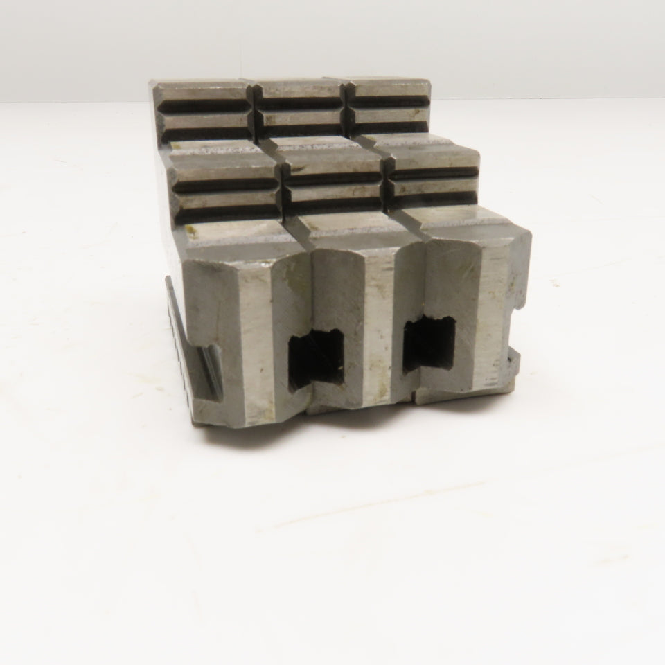 85 x 22 x61mm Tall Hard Top Scroll Chuck Jaw Set Of 3