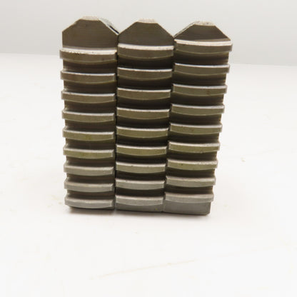 85 x 22 x61mm Tall Hard Top Scroll Chuck Jaw Set Of 3