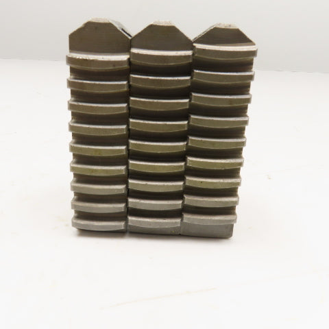 85 x 22 x61mm Tall Hard Top Scroll Chuck Jaw Set Of 3