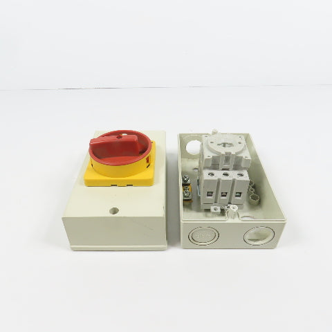 Sprecher + Schuh LA7-25-1753 25A 600V Motor Disconnect Switch 1-10HP W/Enclosure