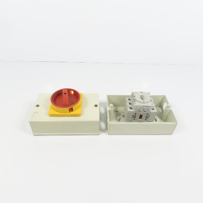 Sprecher + Schuh LA7-25-1753 25A 600V Motor Disconnect Switch 1-10HP W/Enclosure