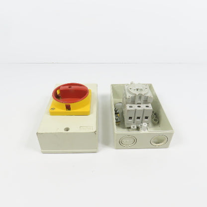 Allen Bradley 194E-A25-1753 25A 600V Motor Disconnect Switch 1-10HP W/Enclosure
