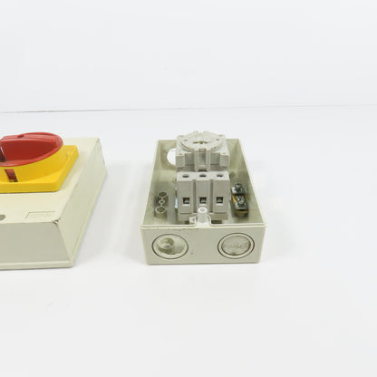 Allen Bradley 194E-A25-1753 25A 600V Motor Disconnect Switch 1-10HP W/Enclosure